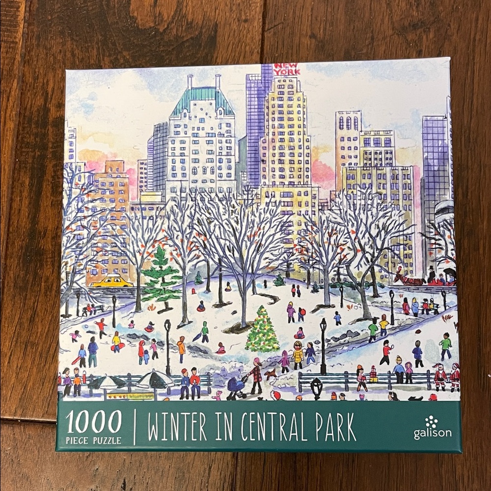 GALISON 1000 piece puzzle: Winter in Central Park  by Michael Storrings